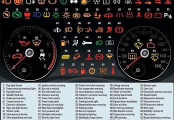64 Car Dashboard Warning Lights, Symbols and Meanings